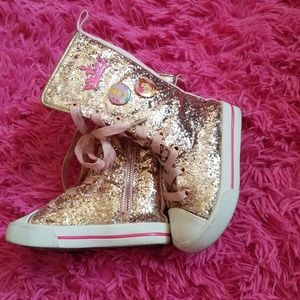 Disney sequined shoes/high tops